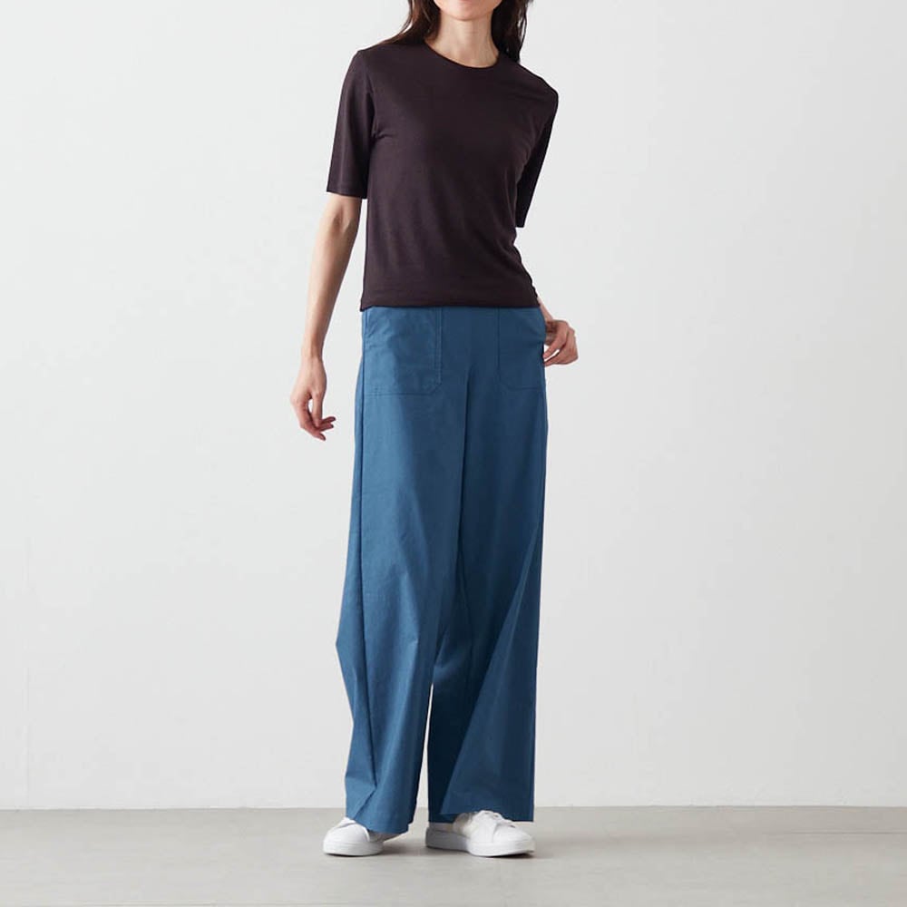 モデル身長170cm／M　※写真は撮影用のため股下＋8cmになります。