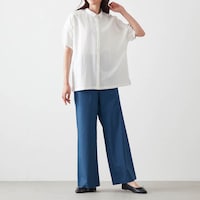 モデル身長170cm／M　※写真は撮影用のため股下＋8cmになります。