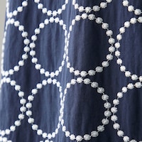 立体感のあるサークル刺繍