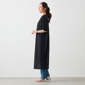 モデル身長170cm／M　※写真は撮影用のため身丈＋9cmになります。