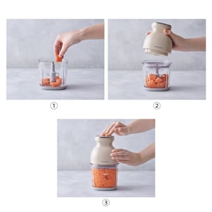 食材を入れてボタンを押すだけのシンプル操作