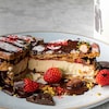 【ベルメゾン】いちごクーベルチュールチョコレートのチーズケーキ