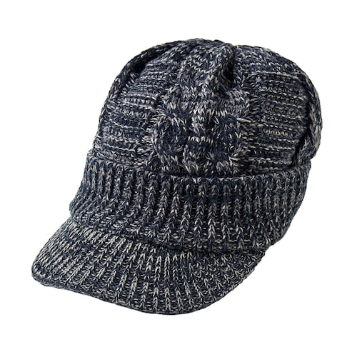 小顔魅せニットキャスケット