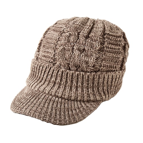 小顔魅せニットキャスケット