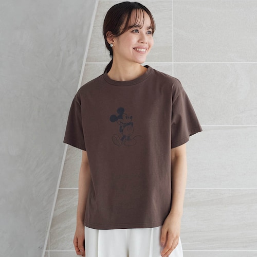 大人プリントTシャツ「ミッキーマウス」