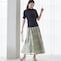 モデル身長170cm／M ※写真は撮影用のため総丈+6cmになります。