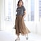 モデル身長170cm／M ※写真は撮影用のため股下+4cmになります。