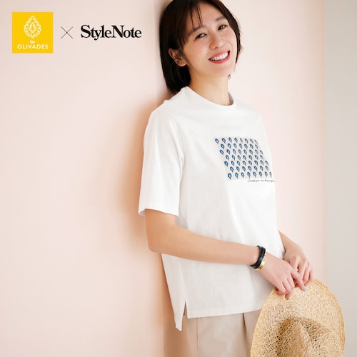 プリントTシャツ【les OLIVADESコラボ】