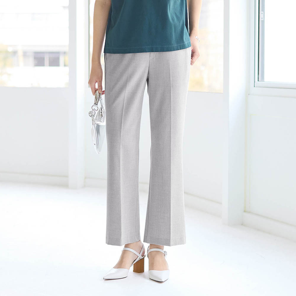 【スタイルノート/StyleNote】美脚クロップドパンツ【接触冷感】[日本製] 【TV newsおかえり で着用されました】