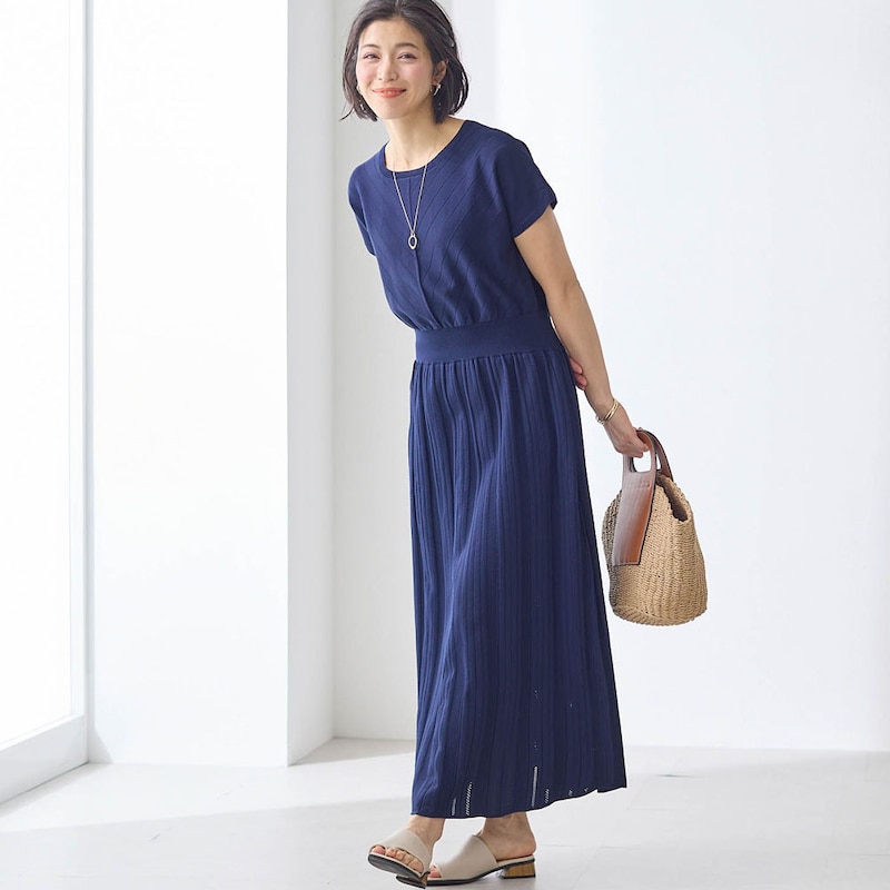モデル身長168cm／M ※写真は撮影用のため身丈+8cmになります。