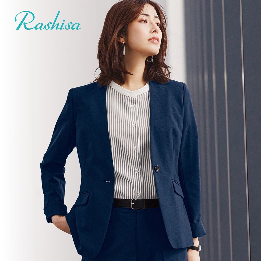 【ラシサ/Rashisa】サマーウール混ジャケット(レギュラー)