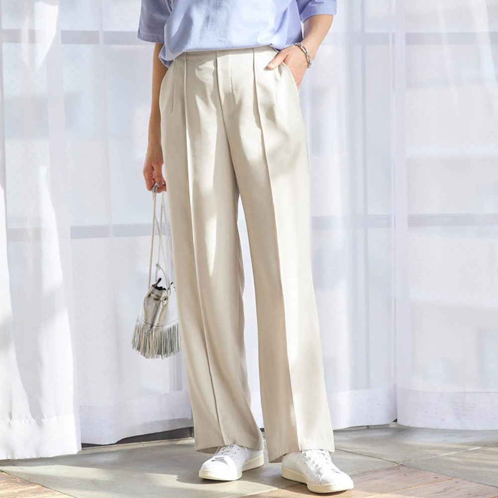 【スタイルノート/StyleNote】夏のスニーカーワイドパンツ(丈が選べる) 【スタイルノート/StyleNote】夏のスニーカーワイドパンツ(丈が選べる)