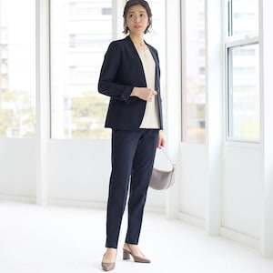 モデル身長168cm／64-91 ※写真は撮影用のため股下+7cmになります。