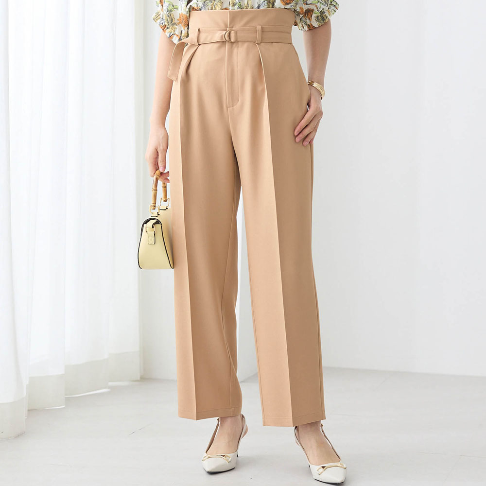 【スタイルノート/StyleNote】ハイウエストテーパードパンツ 【TV newsおかえり で着用されました】