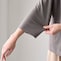 ストレッチ性のある素材で動きやすい