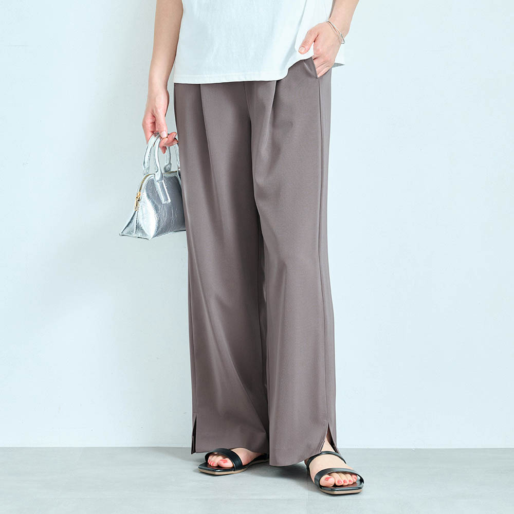 【スタイルノート/StyleNote】汗ジミが目立ちにくいワイドパンツ