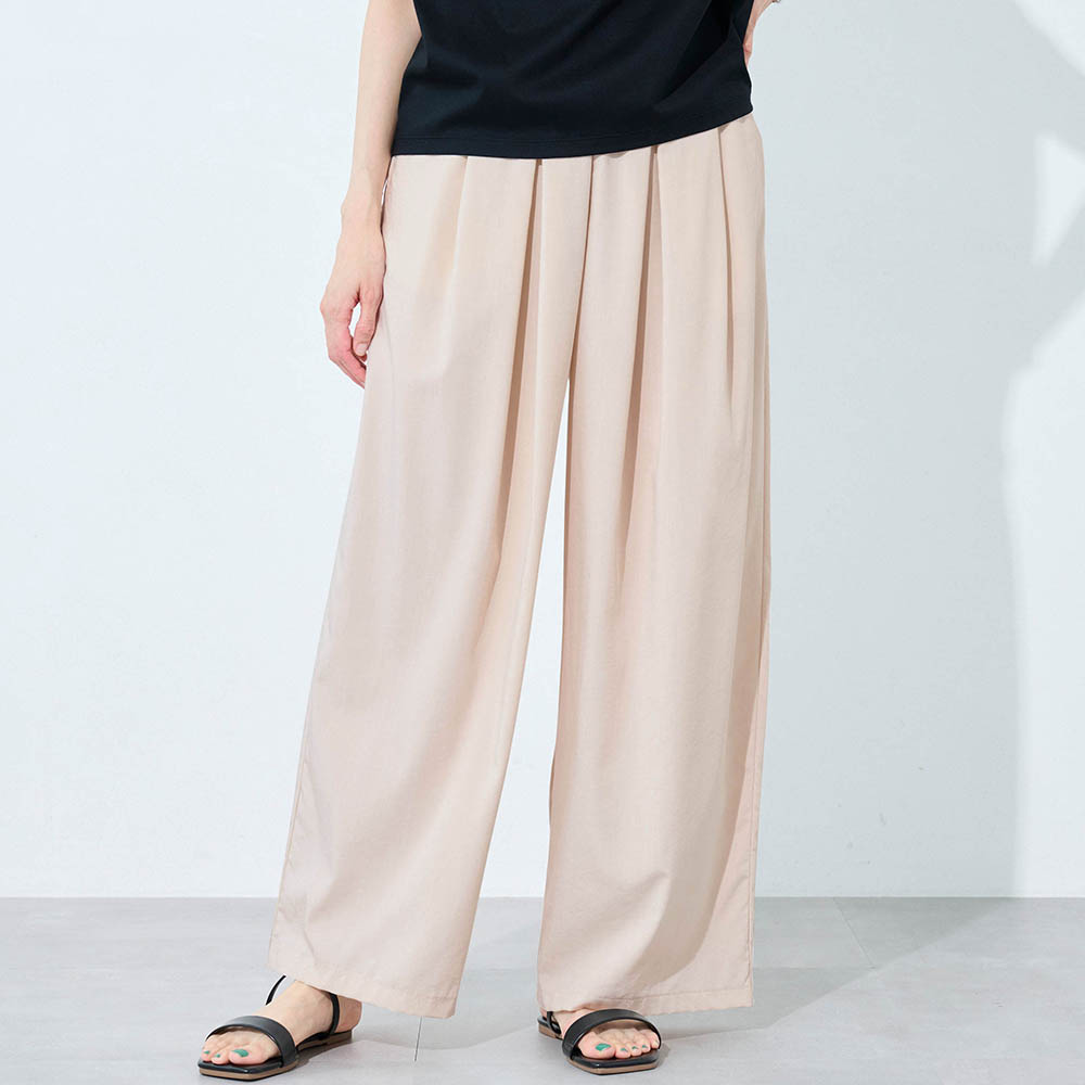【スタイルノート/StyleNote】タックワイドパンツ