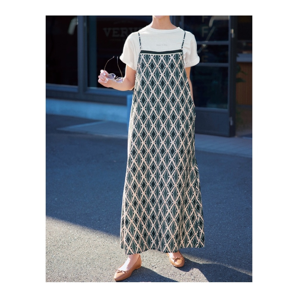 【スタイルノート/StyleNote】プリントキャミワンピース