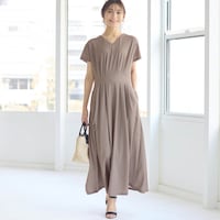 モデル身長170cm／M ※写真は撮影用のため着丈+10cmになります。