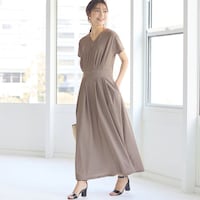 モデル身長170cm／M ※写真は撮影用のため着丈+10cmになります。