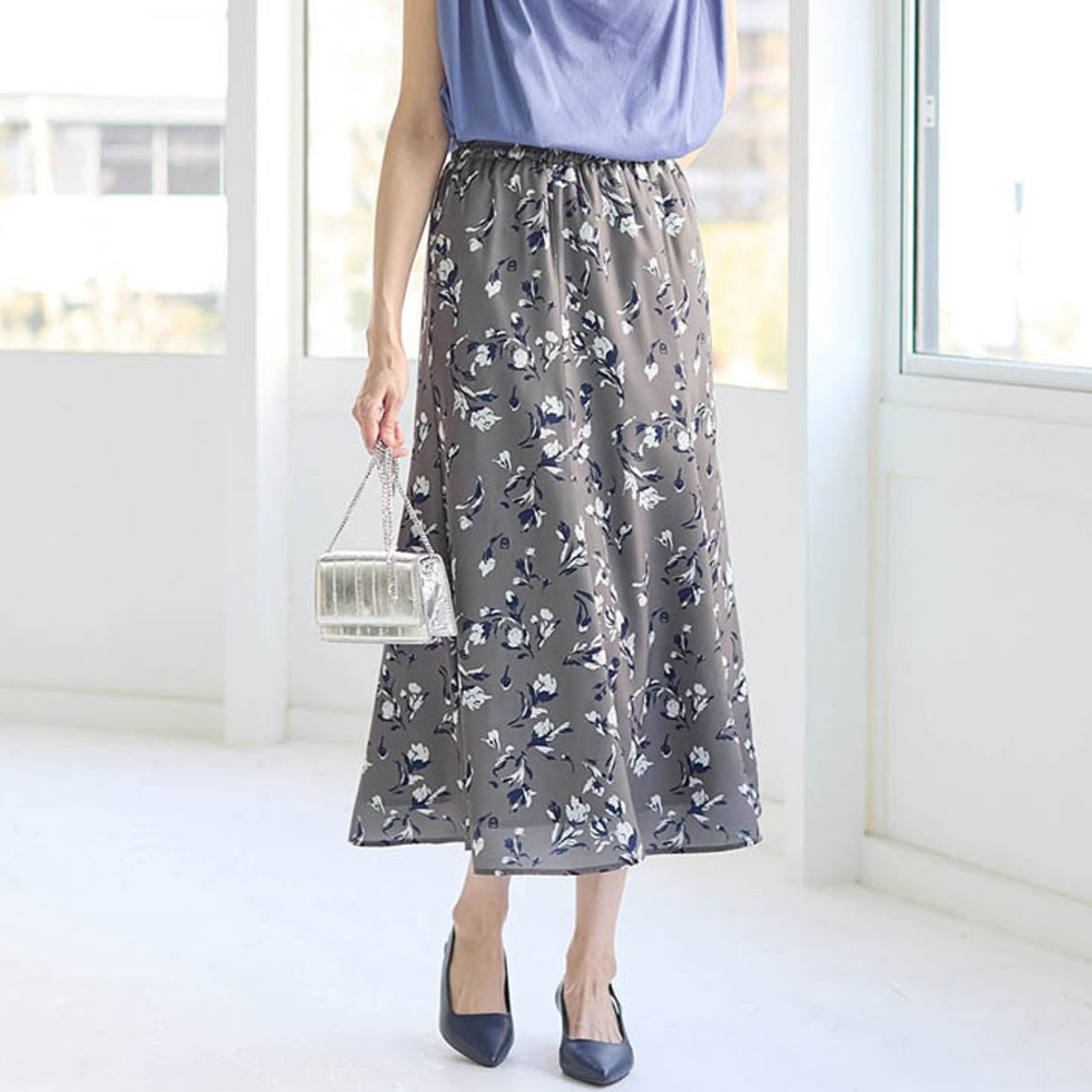 【スタイルノート/StyleNote】プリントギャザースカート