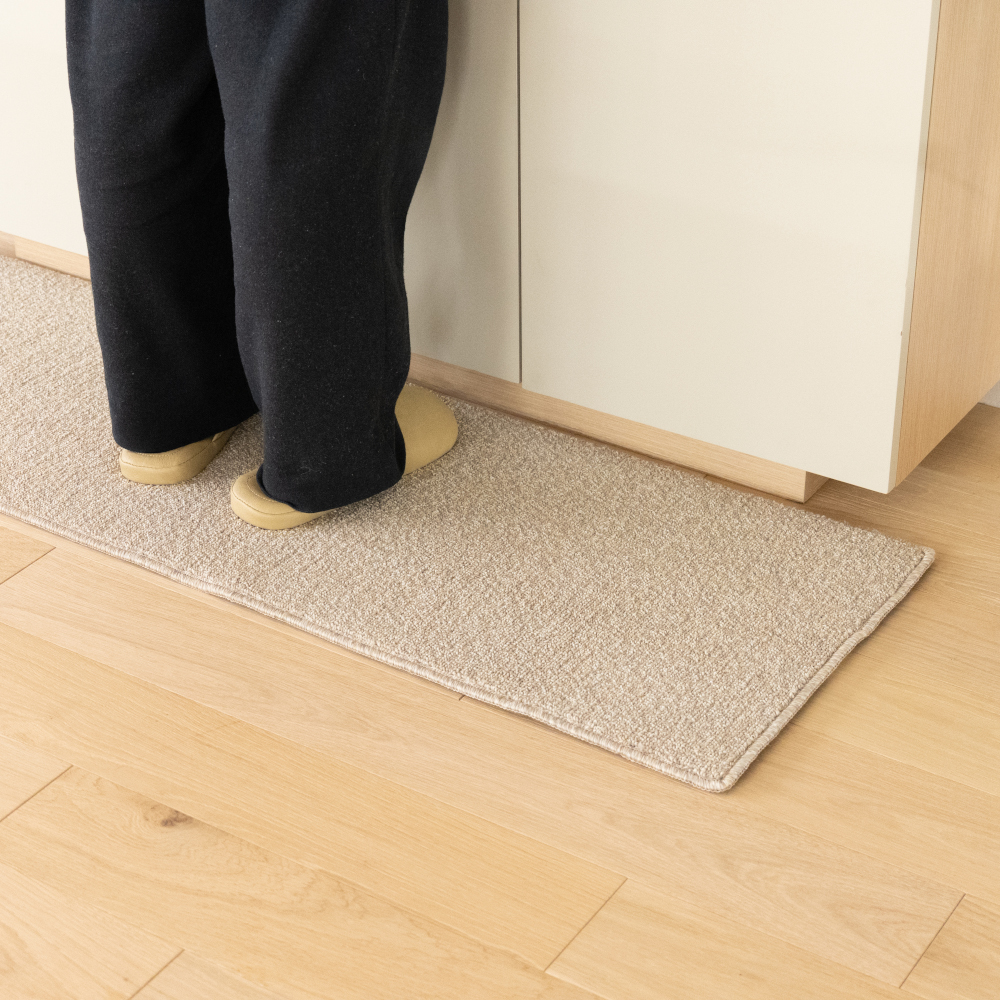 【ベルメゾン】クッション性のある洗える防音キッチンマット