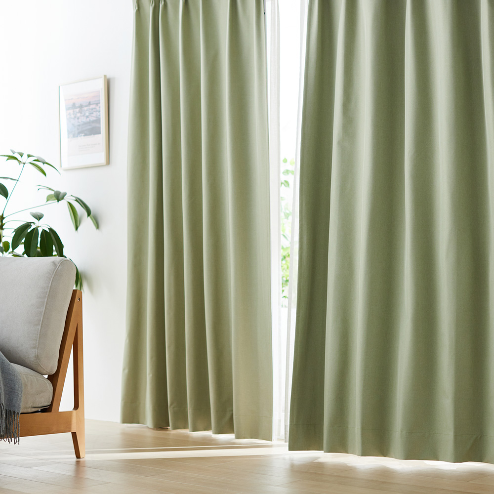 【ベルメゾン】【99サイズ】 ナチュラルベーシックカラーの遮光・遮熱・防音カーテン 【ベルメゾン】【99サイズ】 ナチュラルベーシックカラーの遮光・遮熱・防音カーテン