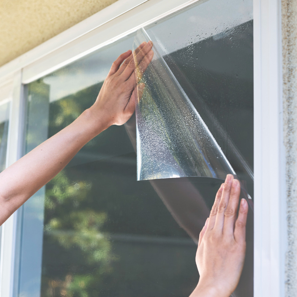 水滴が残りにくい防汚加工のUVカット窓シート 92×180cm 水滴が残りにくい防汚加工のUVカット窓シート 92×180cm