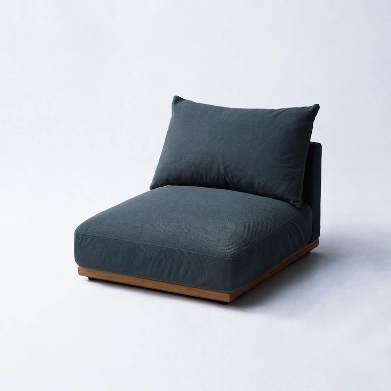 １人掛け／本体+カバー（チャコール）