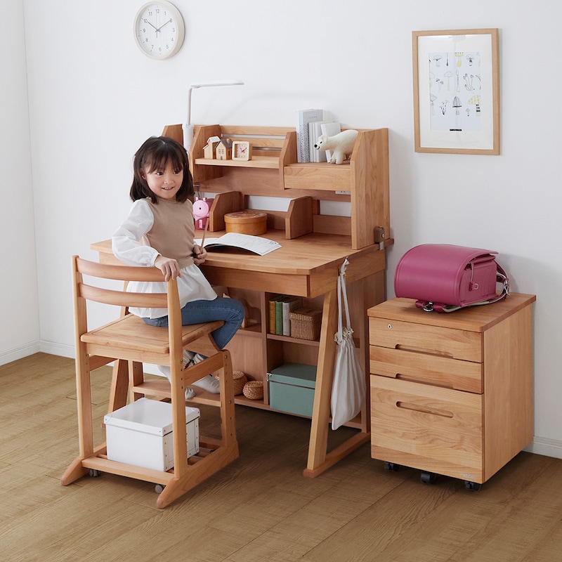デスク・上棚/ミドル　※学習チェア・ワゴンは別売りです。