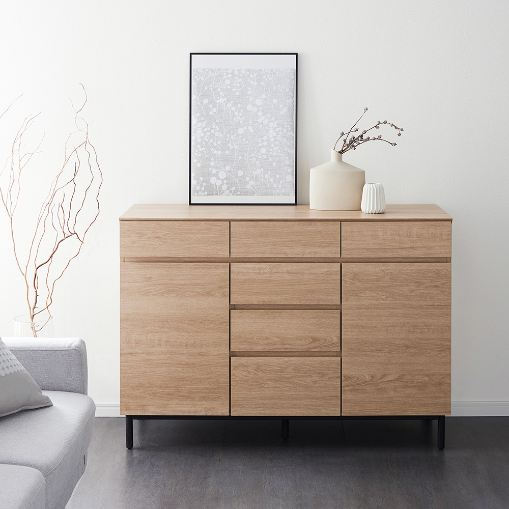 【BELLE MAISON DAYS】すっきりデザインの奥行が選べるリビングキャビネット