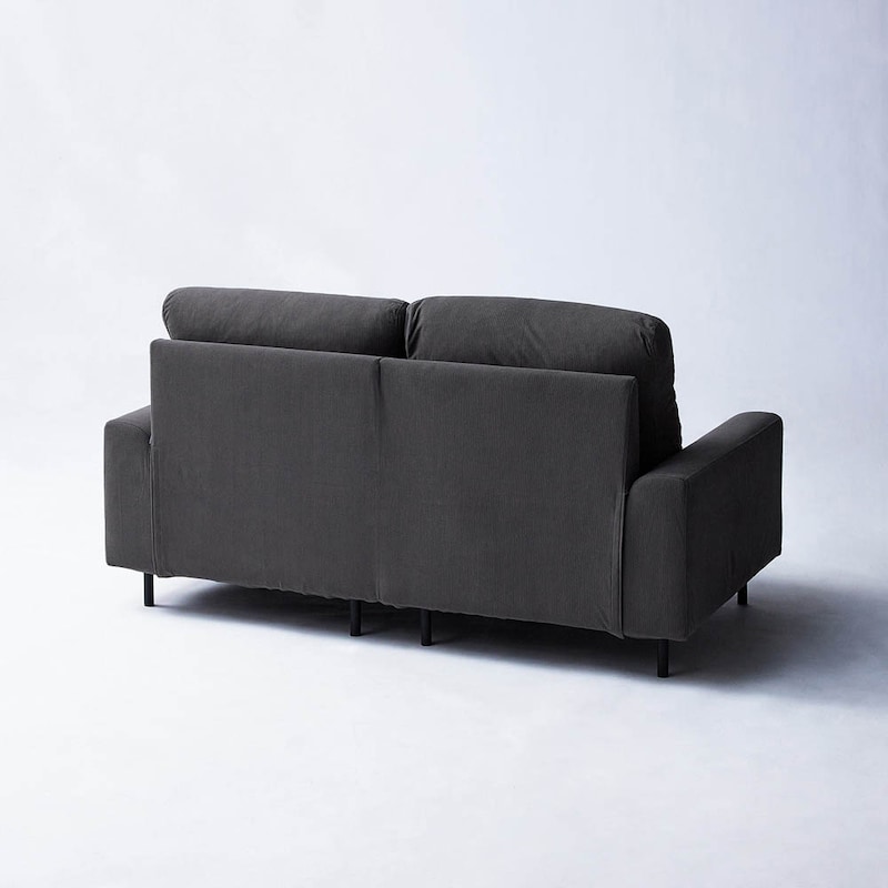 背面／本体+カバー（チャコール）