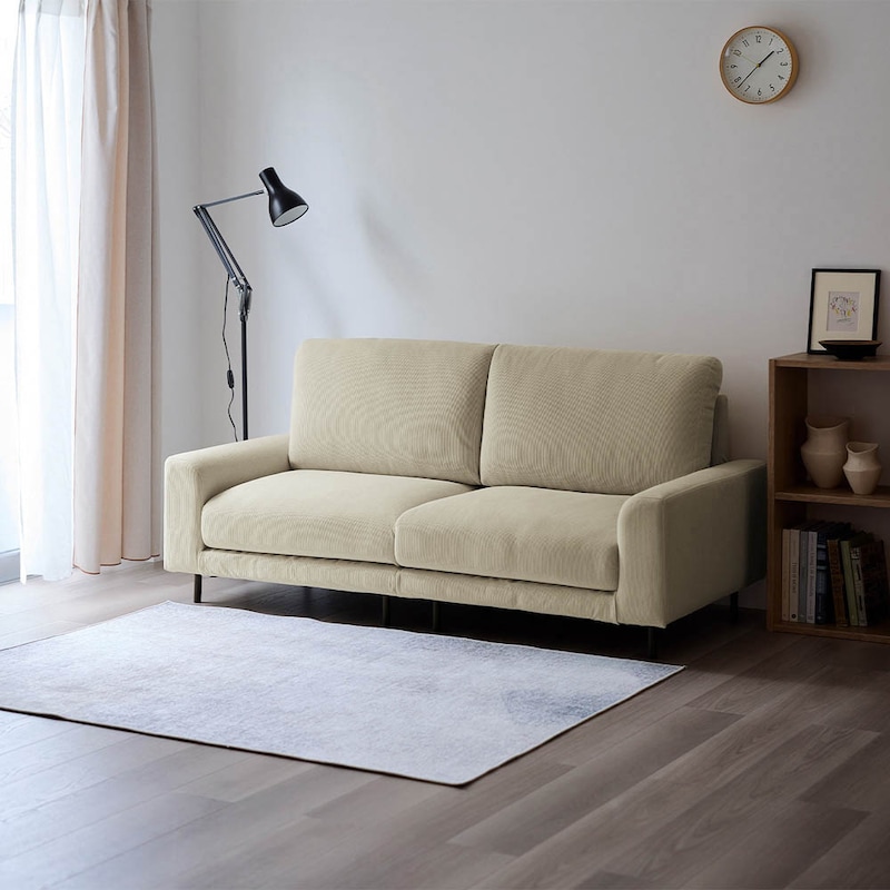 3人掛け／本体+カバー（アイボリー）