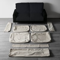 専用カバーは細かく分かれているので、汚れたとこだけ洗えます