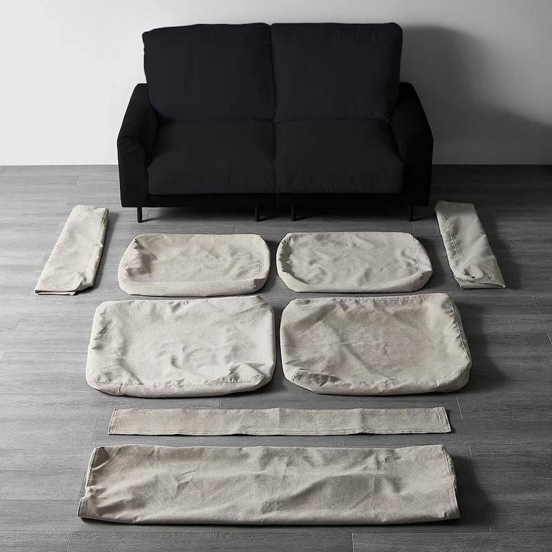 専用カバーは細かく分かれているので、汚れたとこだけ洗えます