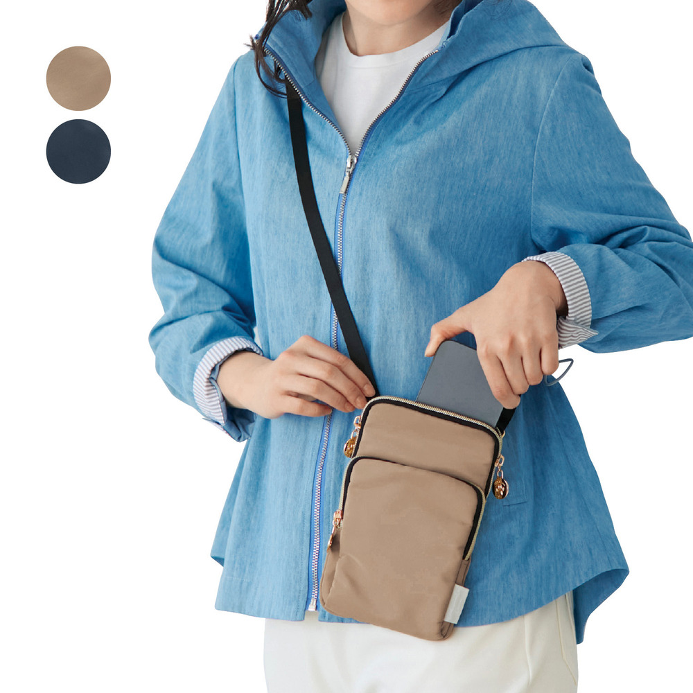 【ベルメゾン】UCHINOKOKAMOスマホショルダー 【ベルメゾン】UCHINOKOKAMOスマホショルダー