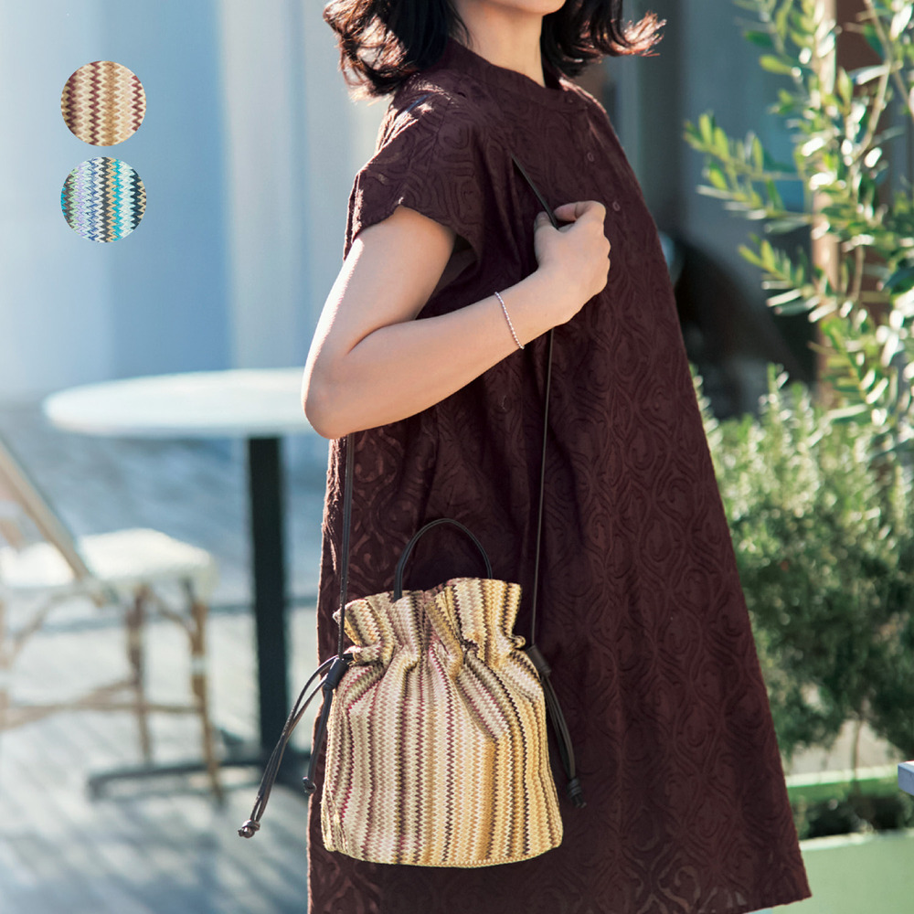 【ベルメゾン】巾着2WAYショルダー