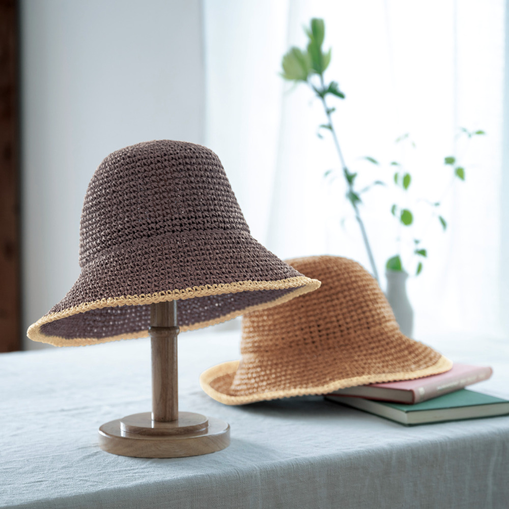【ベルメゾン】ライン細編みペーパーハット
