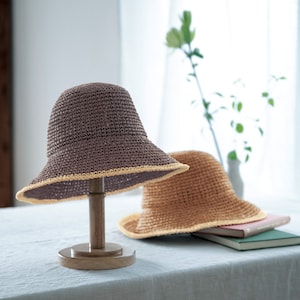 【ベルメゾン】ライン細編みペーパーハット