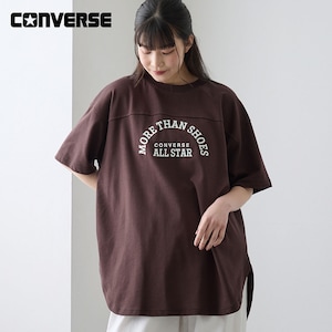 【コンバース/CONVERSE】ラウンドヘムチュニックTシャツ
