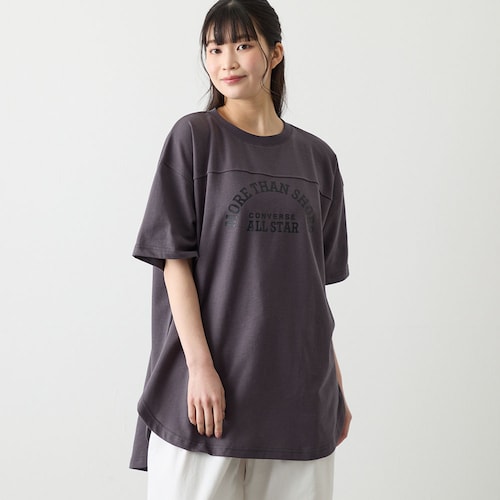 ラウンドヘムチュニックＴシャツ