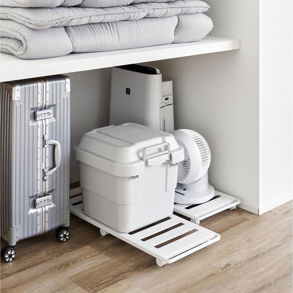 【タワー/tower】押入れ収納ロング台車 【ベッド下収納にも】