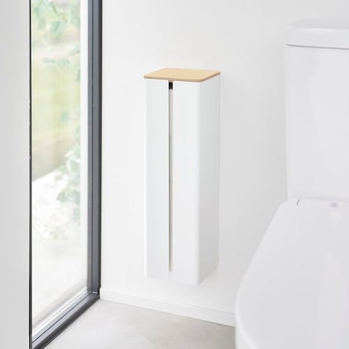 石こうボード壁対応隠せるトイレットペーパーホルダー
