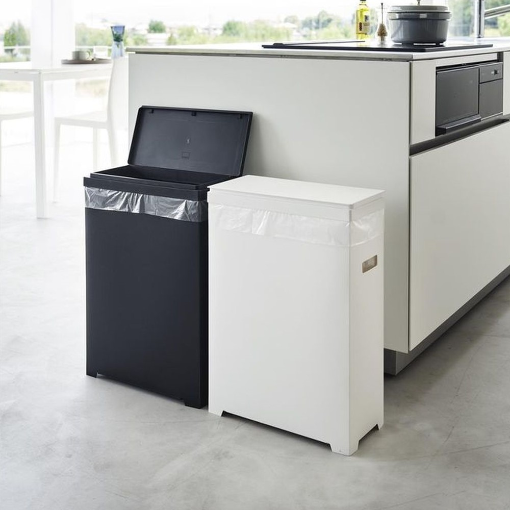 【タワー/tower】スリム蓋付きゴミ箱 横開きタイプ 2個組 【タワー/tower】スリム蓋付きゴミ箱 横開きタイプ 2個組