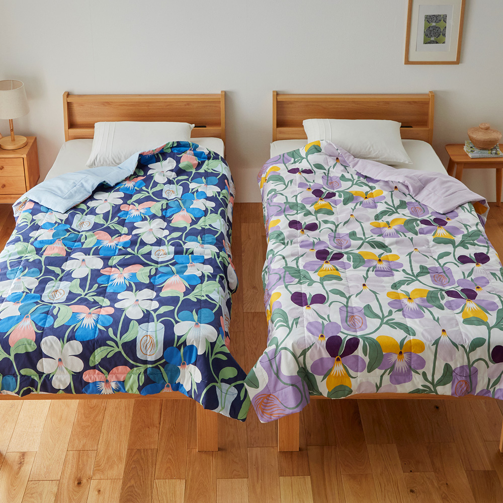 【フィンレイソン/Finlayson】北欧デザインの綿素材を使ったキルトケット