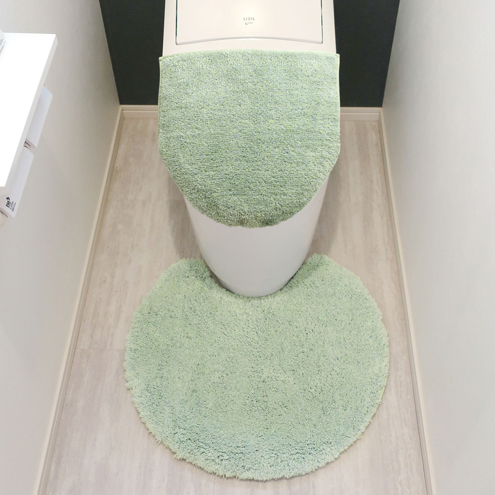 【ベルメゾン】スモーキーカラーのトイレマット・フタカバー(単品・セット)