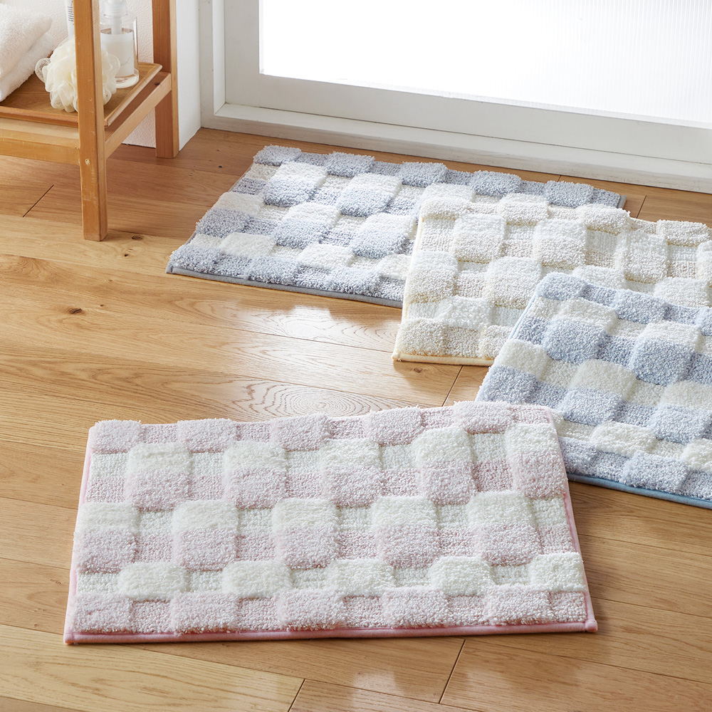 【ベルメゾン】しっかり吸水!しゃりさらバスマット 【ベルメゾン】しっかり吸水!しゃりさらバスマット