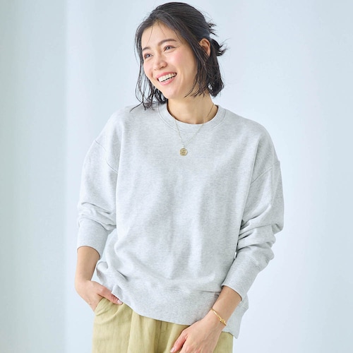 【新色追加】 コットン裏毛スウェットプルオーバー