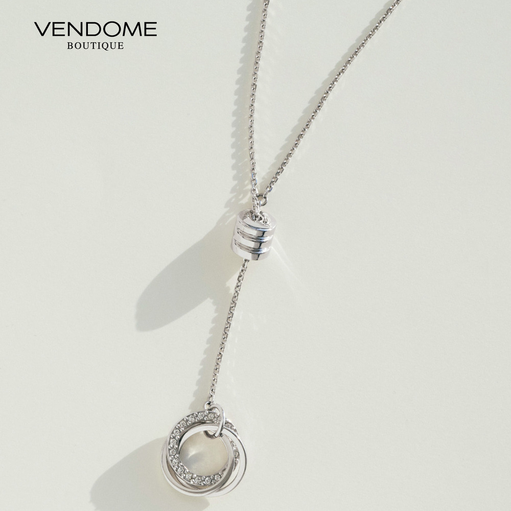 【ヴァンドームブティック/VENDOME BOUTIQUE】リングモチーフY字ネックレス
