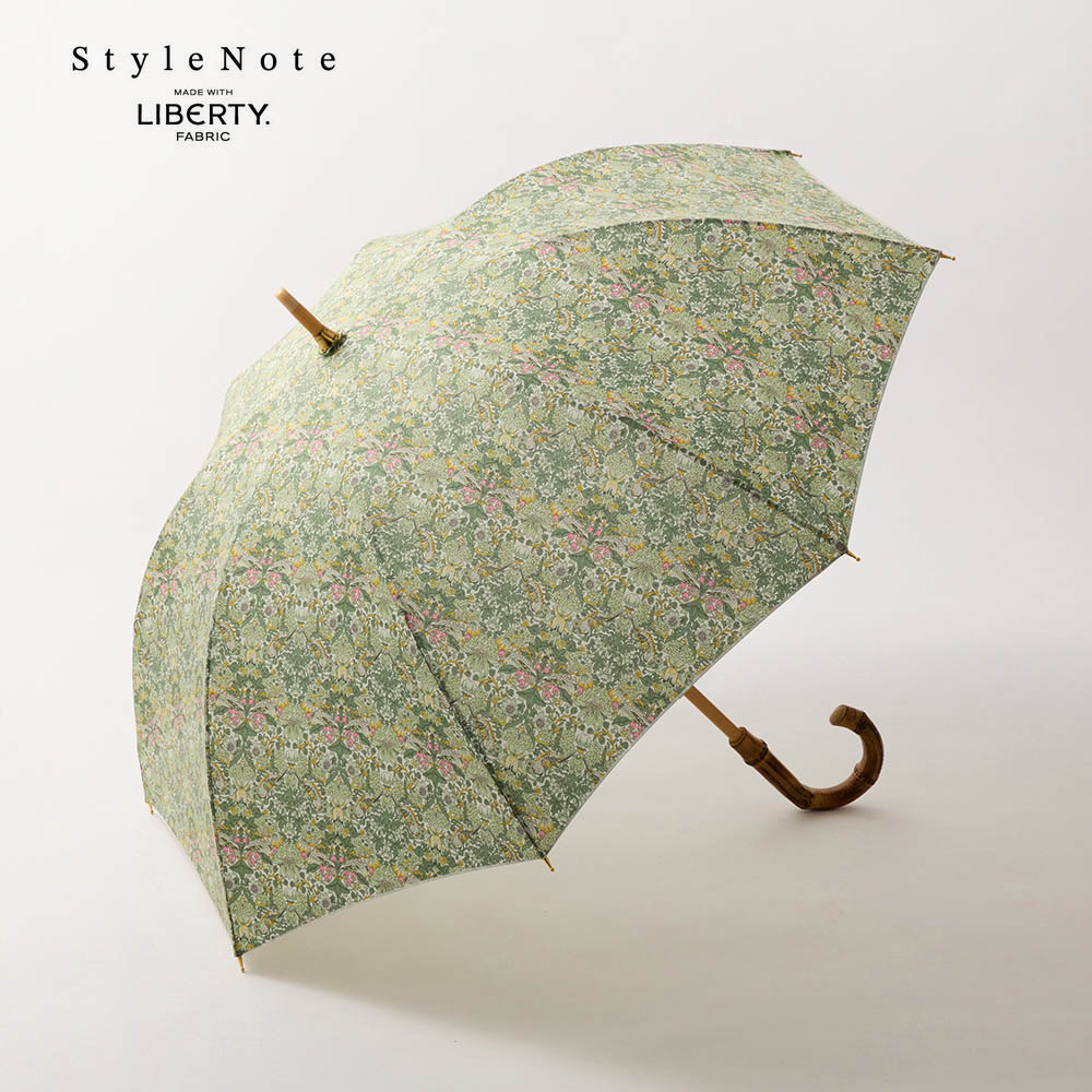 【スタイルノート/StyleNote】プリント柄生地一枚張り日傘[日本製]
